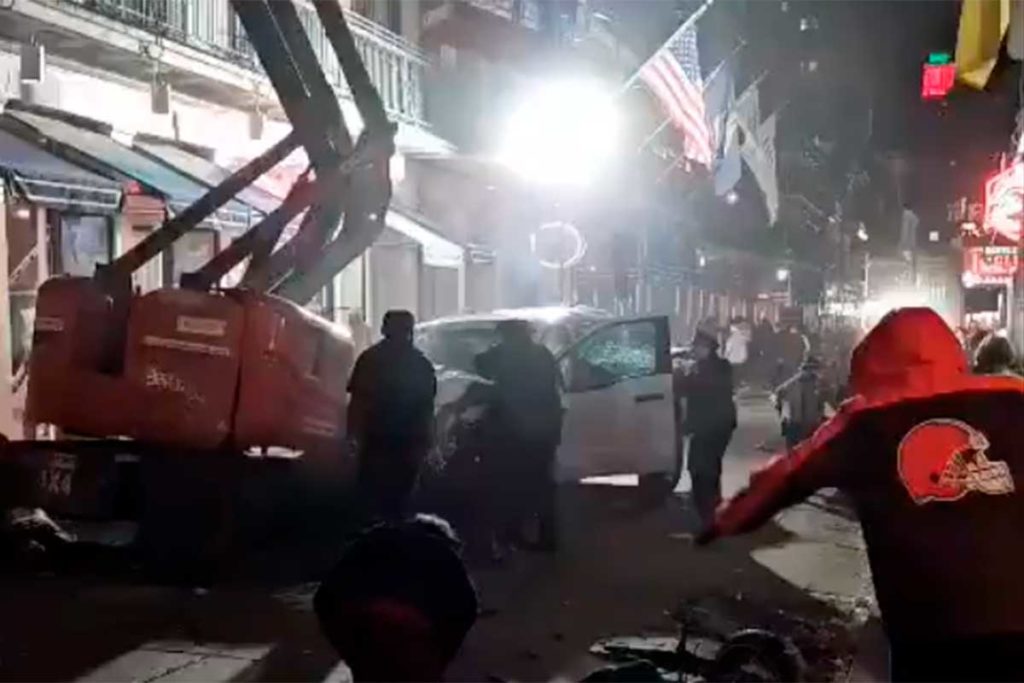 Atropello masivo en Nueva Orlean
