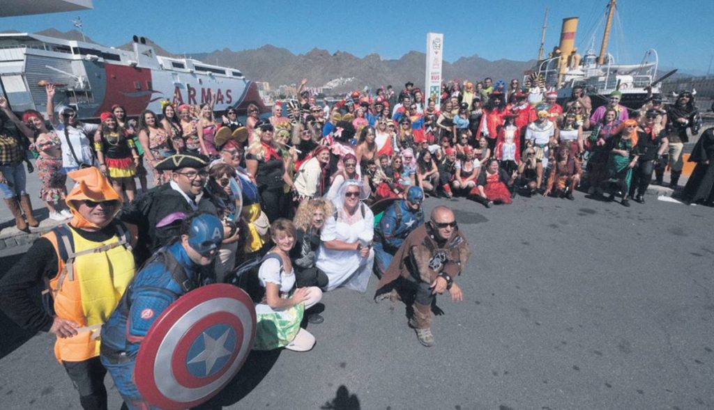 Desembarco canarión en el Carnaval de Santa Cruz de Tenerife