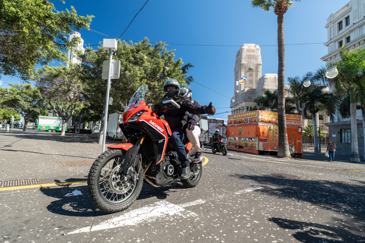 Éxito en la segunda ruta de Moto Morini Canarias, de la mano de Grupo Canaauto