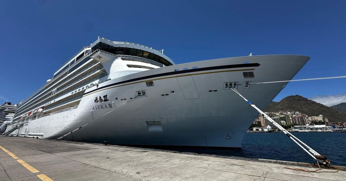 ASUKA III: el majestuoso crucero japonés, en Tenerife