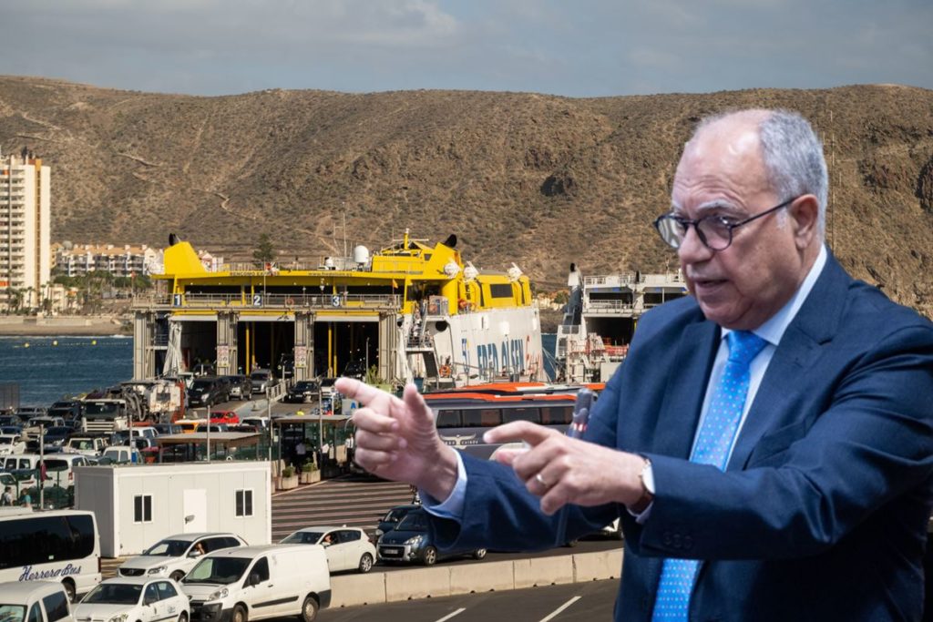 Curbelo exige la reordenación "inmediata" del puerto de Los Cristianos: "Este año"