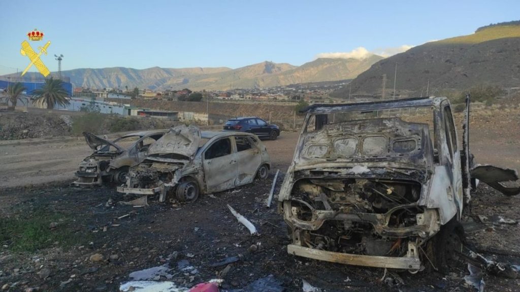 Un exitoso dispositivo de la Guarda Civil permite pillar al último incendiario de Tenerife