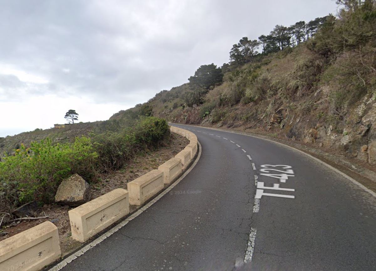 Primeras incidencias por la borrasca Nuria en Canarias: desprendimientos en carreteras de Tenerife y Gran Canaria