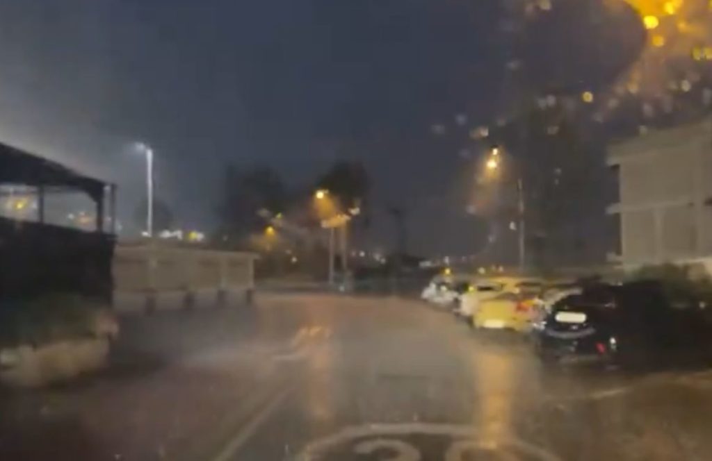 La borrasca Olivier comienza a dejar lluvias intensas en Canarias