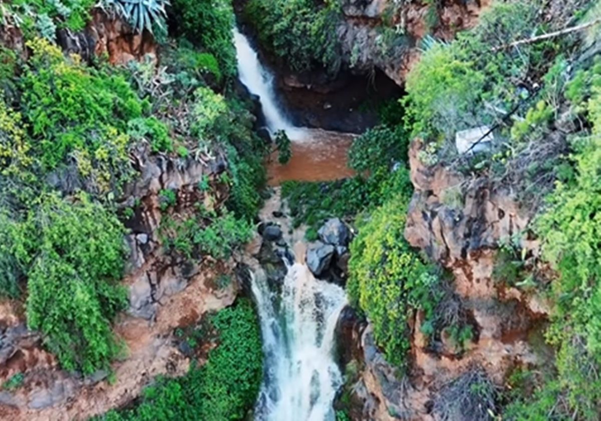 La cascada escondida en Tenerife tras las lluvias