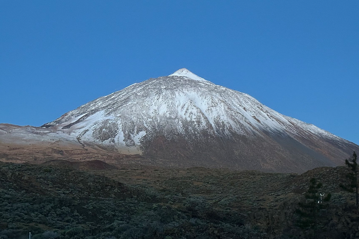 Emergencias declara la alerta por nevadas en Tenerife