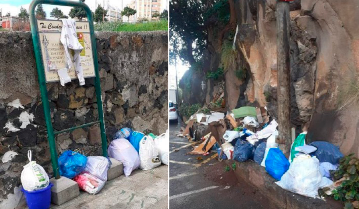Vertidos de basura en zonas no autorizadas en la capital. DA