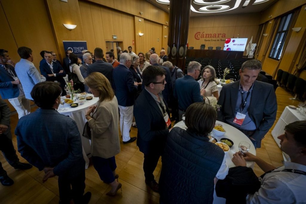 Momentos del acto del Club de Negocios Canarias-Benelux. Fran Pallero