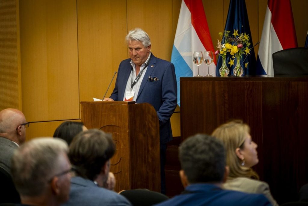 Momento del acto del Club de Negocios Canarias-Benelux. Fran Pallero