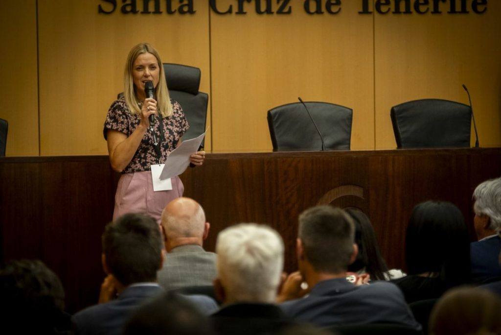 Momento del acto del Club de Negocios Canarias-Benelux. Fran Pallero