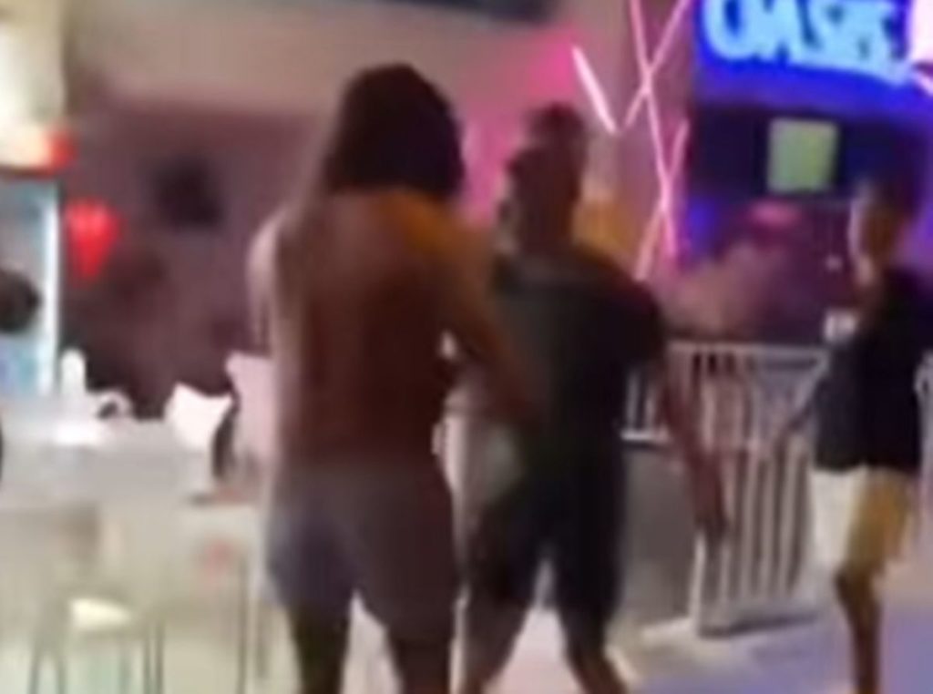 Pelea en el sur de Tenerife