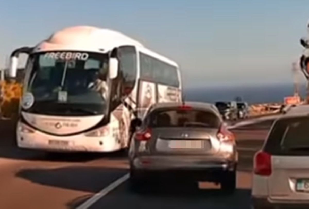 Un vídeo denuncia imprudencias en carreteras de Tenerife
