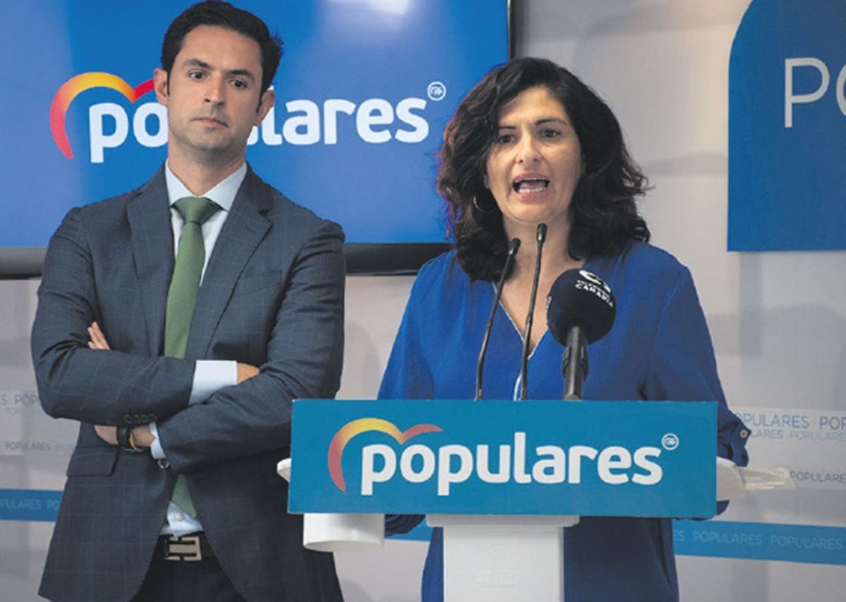 Carmen Luisa Castro, en un acto en la sede popular.
