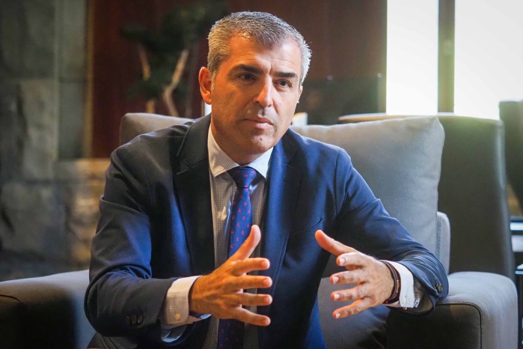 El vicepresidente del Gobierno de Canarias, Manuel Domínguez. Sergio Méndez