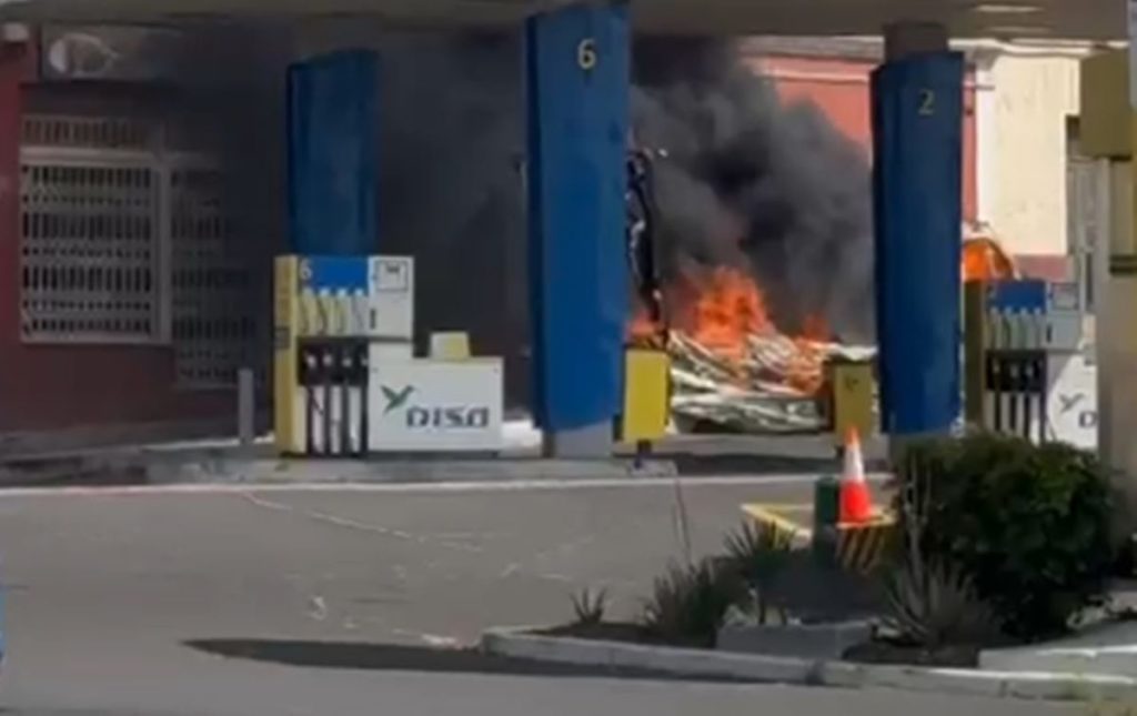 Incendio en Tenerife. DA