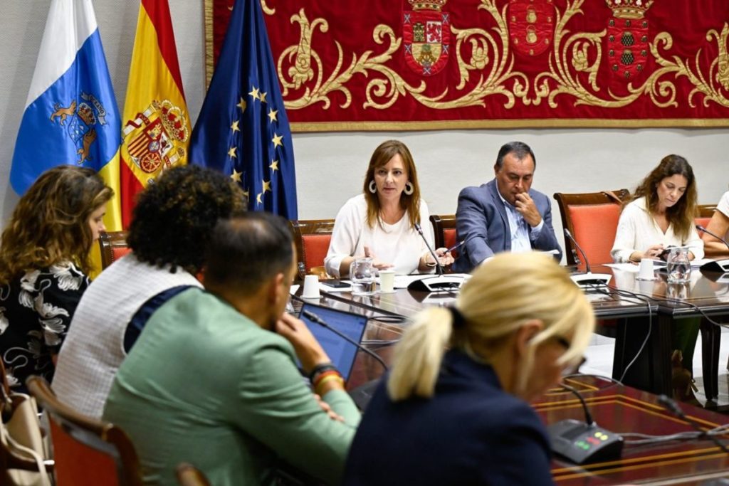 La consejera de Justicia del Gobierno de Canarias, Nieves Lady Barreto, ayer en Santa Cruz de Tenerife.