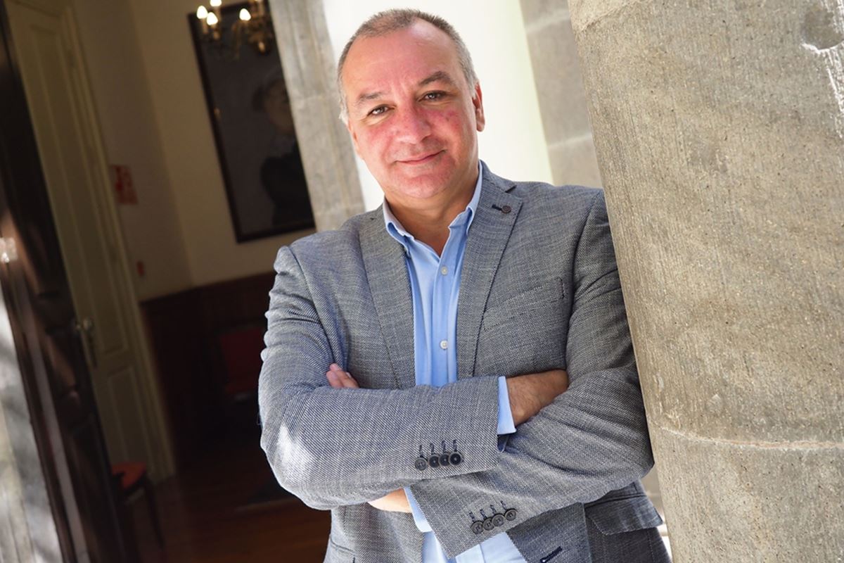 El secretario general de Nueva Canarias, Luis Campos. | Sergio Méndez