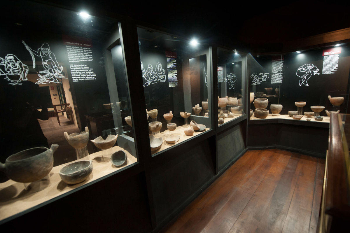 El Museo Arqueológico alberga varias riquezas patrimoniales, entre las que se encuentra una valiosa colección de cerámica aborigen.