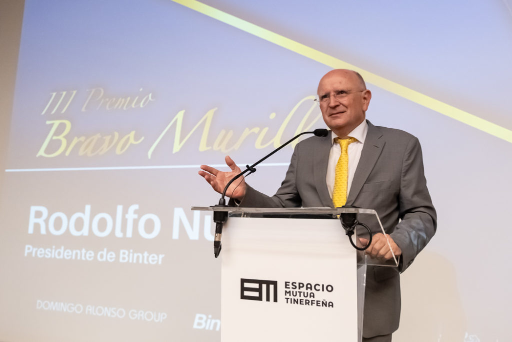 Juan Miguel Sanjuán, Premio Bravo Murillo por su defensa del REF como motor de equidad en Canarias