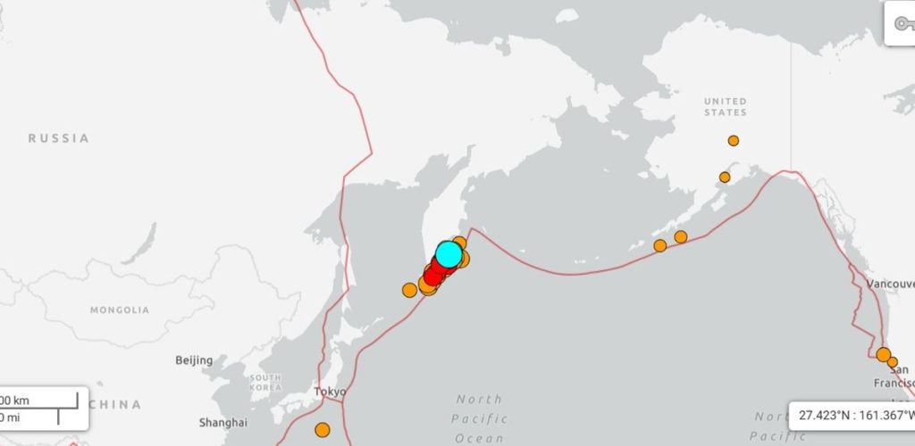 Alertas de tsunami en varios países tras uno de los terremotos más grandes jamás registrados en Rusia