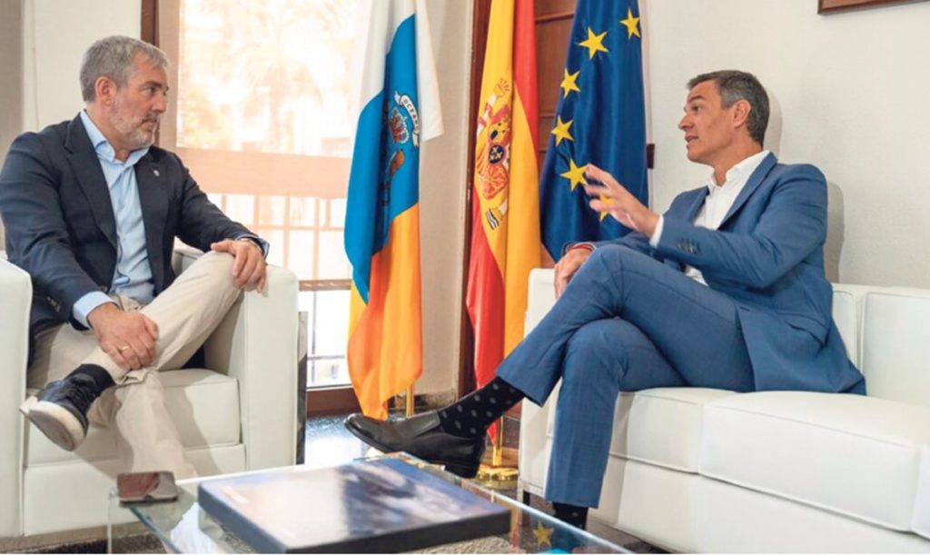 Sánchez, Clavijo y Torres abordan hoy migración, ayudas y la agenda canaria
