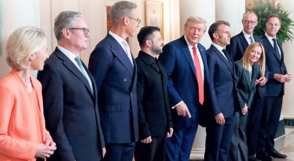Los líderes europeos exigen un alto el fuego antes de sentarse con Putin