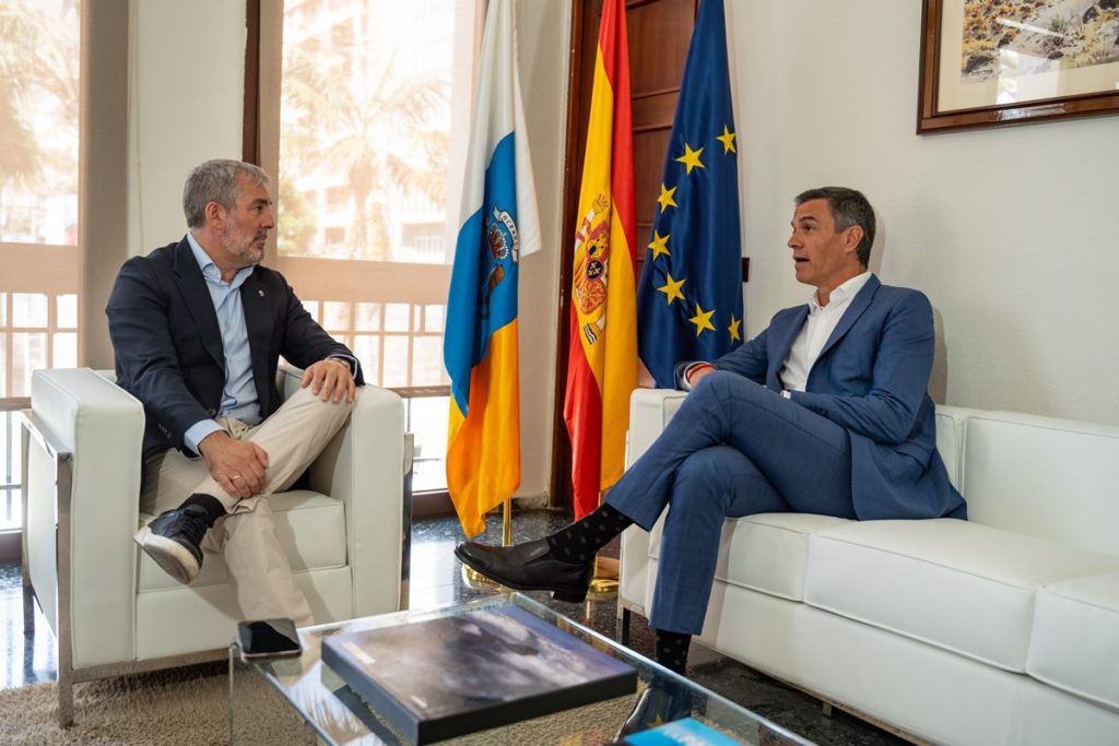 Pedro Sánchez y Fernando Clavijo se reúnen el lunes en Lanzarote