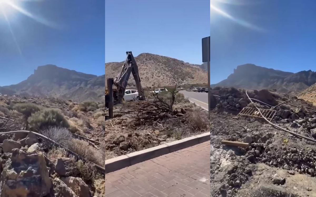 Visita una de las zonas más icónicas del Parque Nacional del Teide y se queda sin palabras: “Hay cantidad de escombros, el aspecto es deplorable”