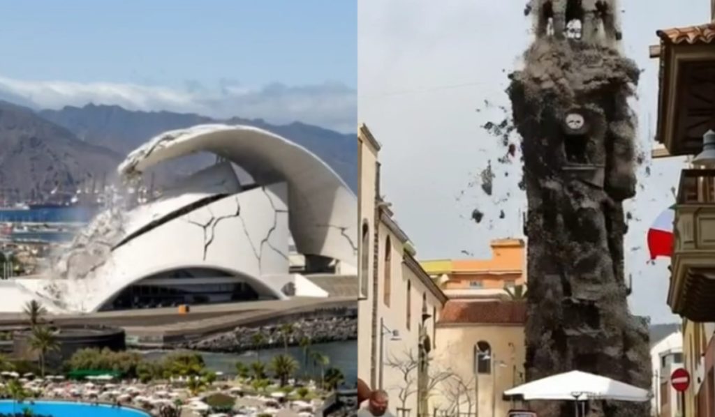 Apocalipsis en Tenerife: así quedarían el Teide, Anaga y los espacios más emblemáticas de la Isla, según la IA