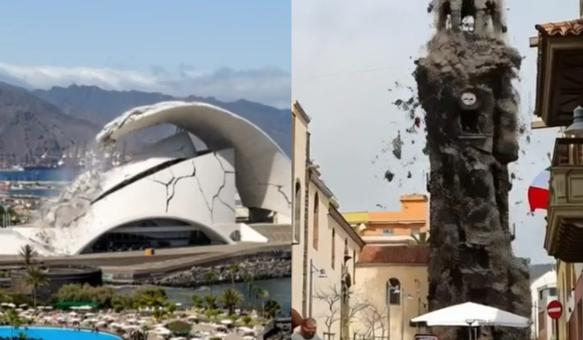 Apocalipsis en Tenerife: así quedarían el Teide, Anaga y los espacios más emblemáticas de la Isla, según la IA