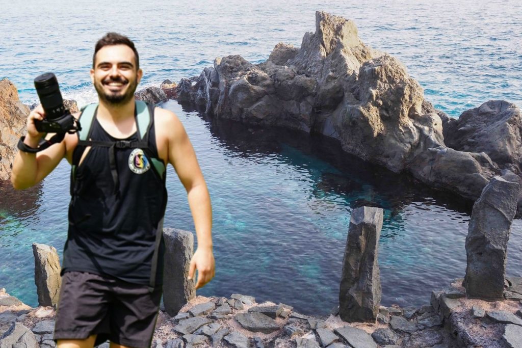 Eduardo, biólogo, explica el sencillo gesto que hacemos al entrar en los charcos de Canarias y que los pone en peligro