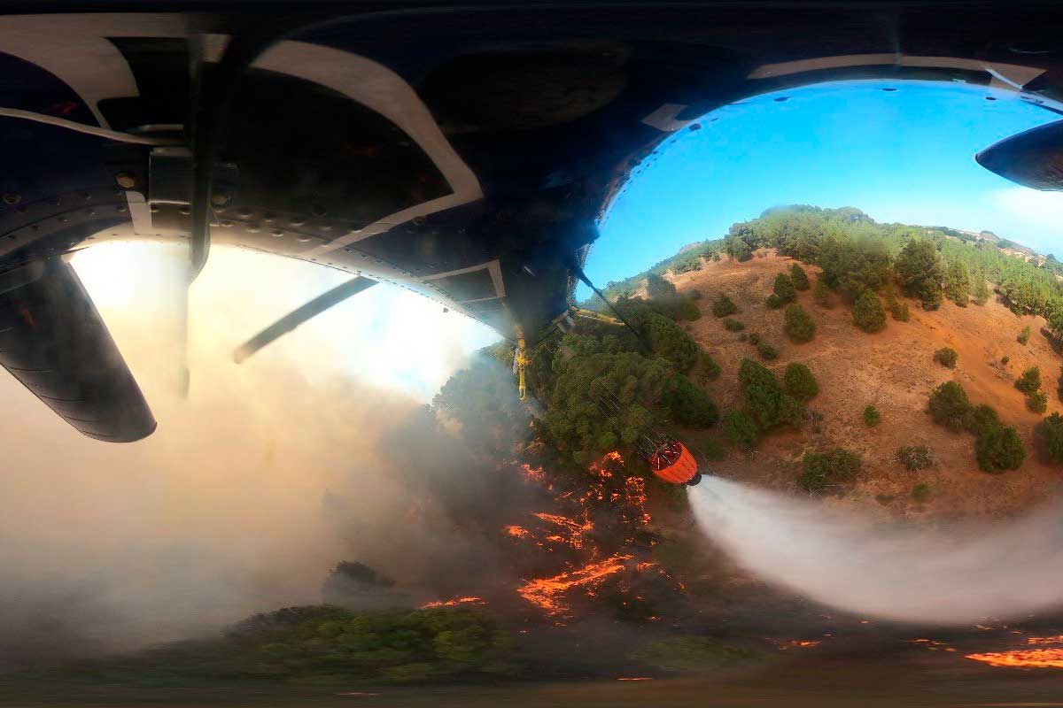 Trabajan en la extinción de dos conatos de incendio en El Hierro