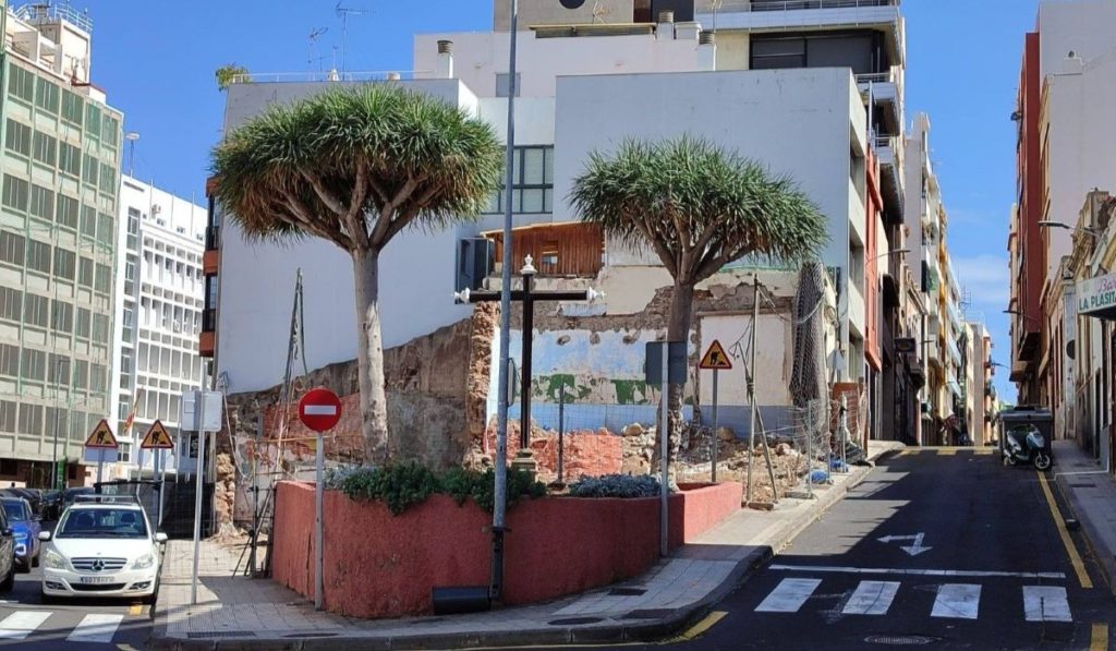 La histórica Cruz de San Agustín de El Toscal será trasladada: esta será su nueva ubicación