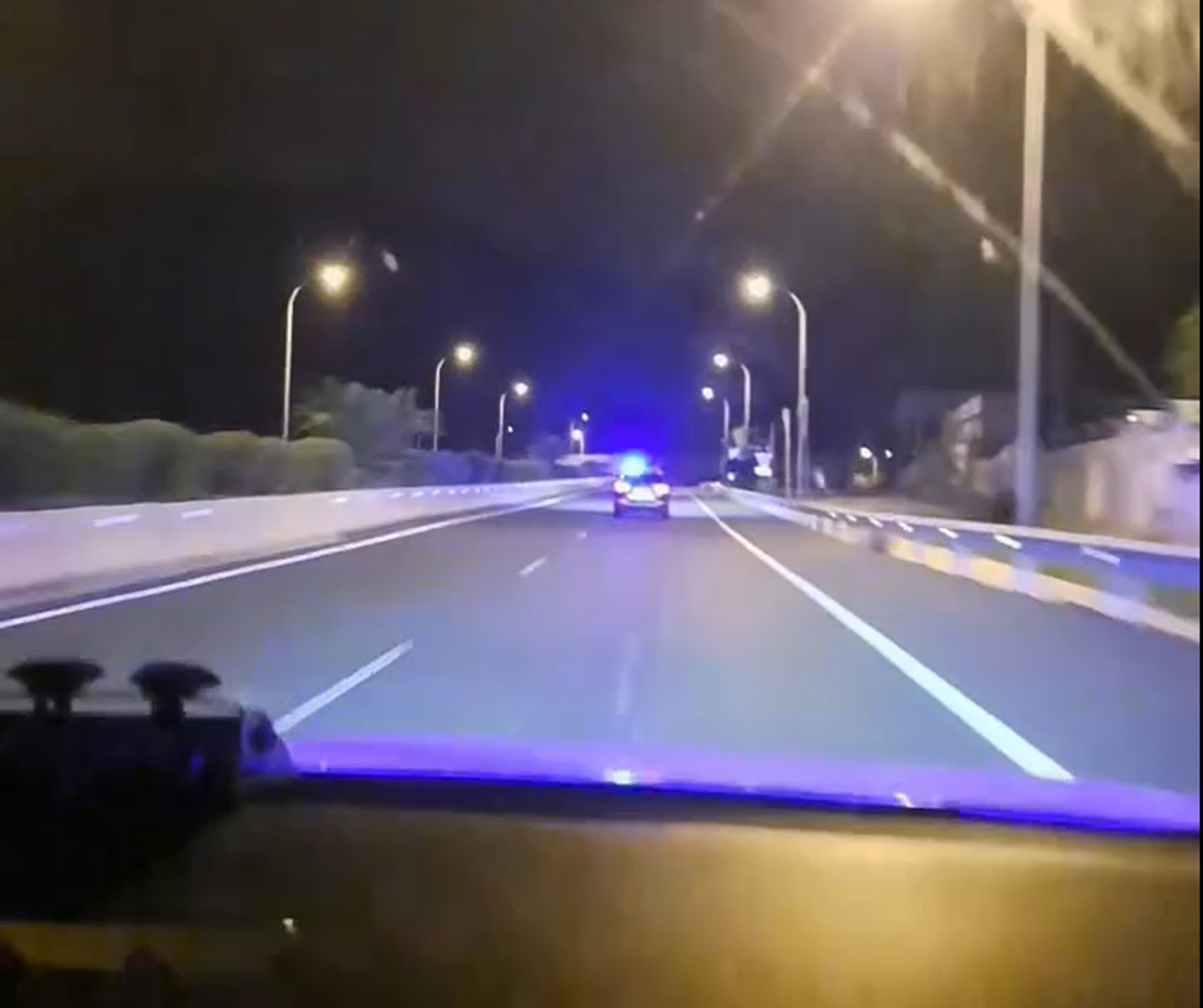 Persecución en la carretera más peligrosa de Tenerife: la policía 'caza' a un hombre que se saltó un control