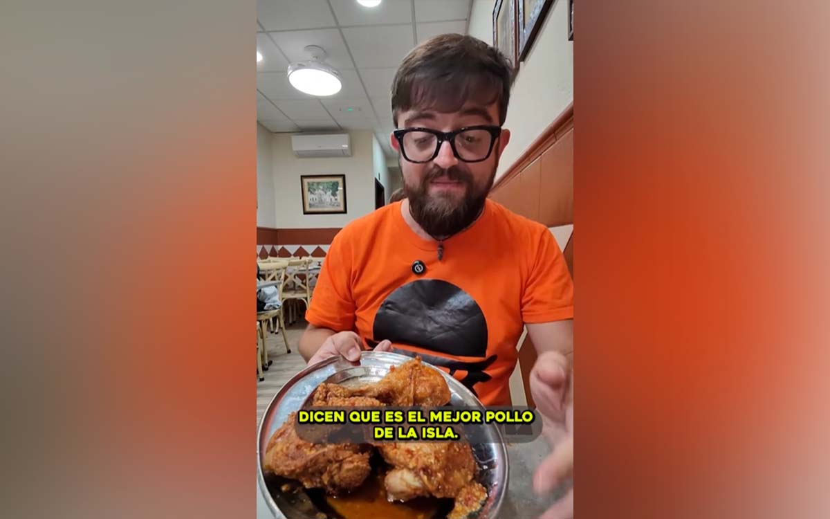 Un influencer gastronómico, claro tras probar los pollos más famosos de Canarias: "Está que lo flipas, muyayo"