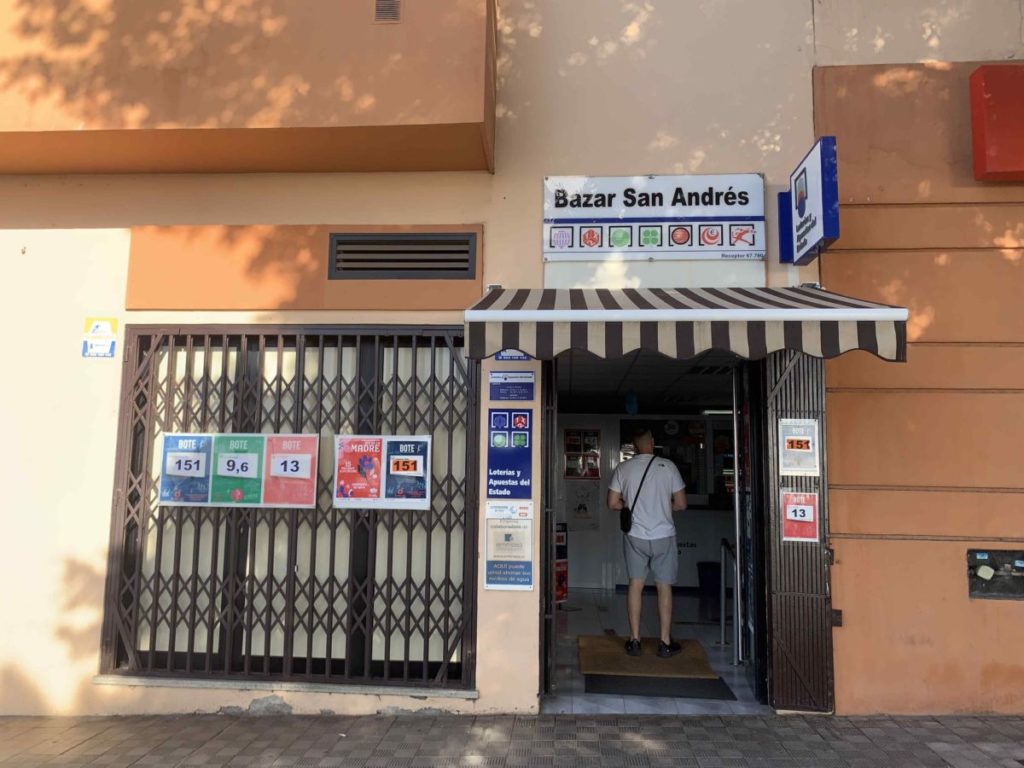 La Bonoloto deja un buen pellizco en Tenerife