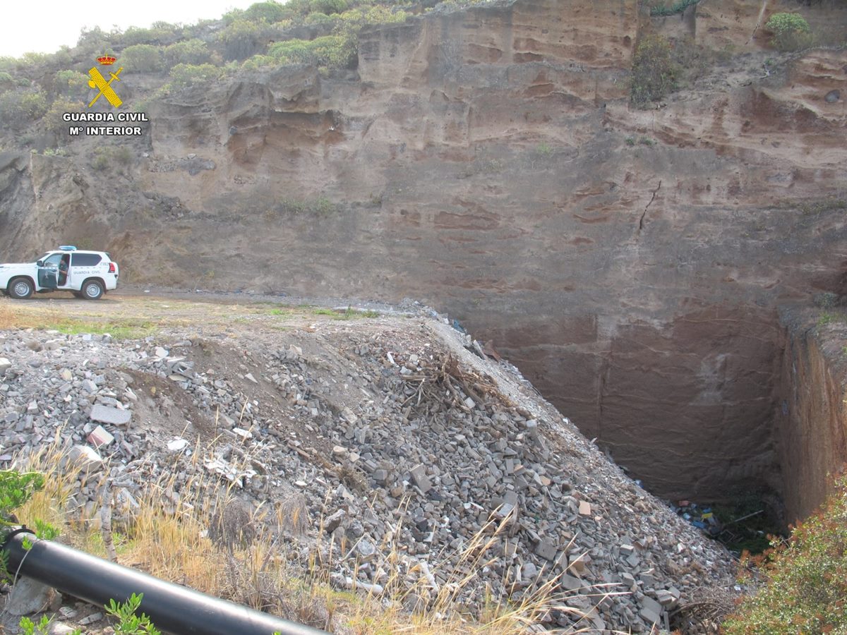 La Guardia Civil pilla a dos personas en Tenerife por el atentado mediambiental que cometían