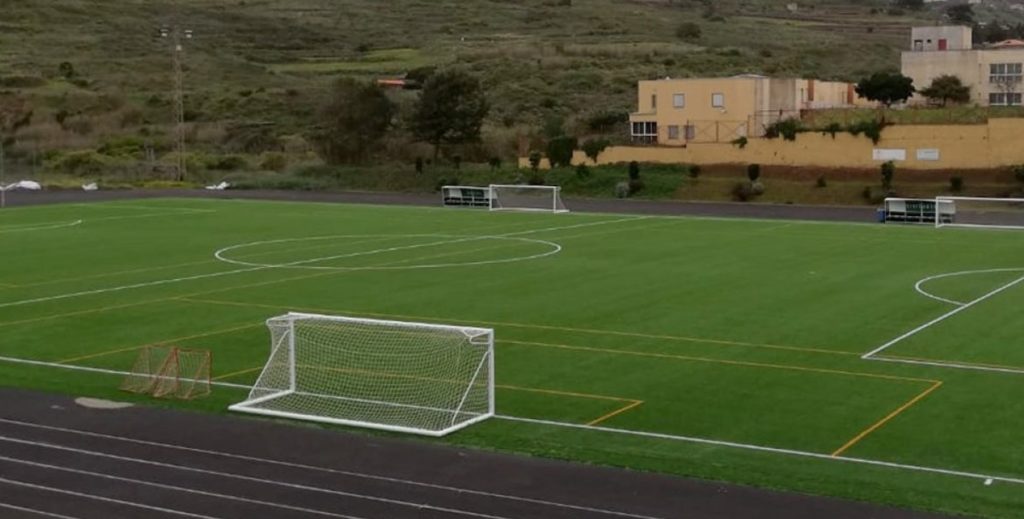 Unas ovejas obligan a suspender la actividad en un campo de fútbol de Tenerife