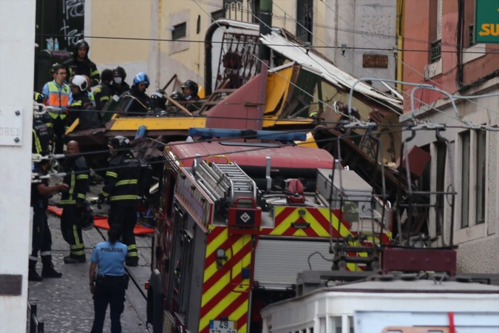 Dos españoles heridos en el accidente del funicular en Lisboa. EP