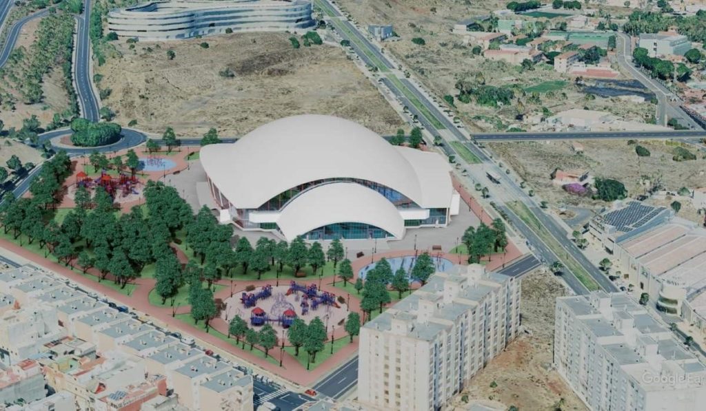 El nuevo pabellón de Tenerife: 10.000 espectadores, con 800 aparcamientos y "bien conectado"