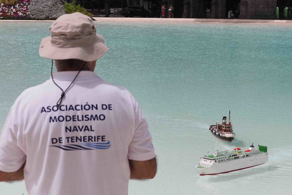 Barcos radiocontrol plaza de España Santa Cruz