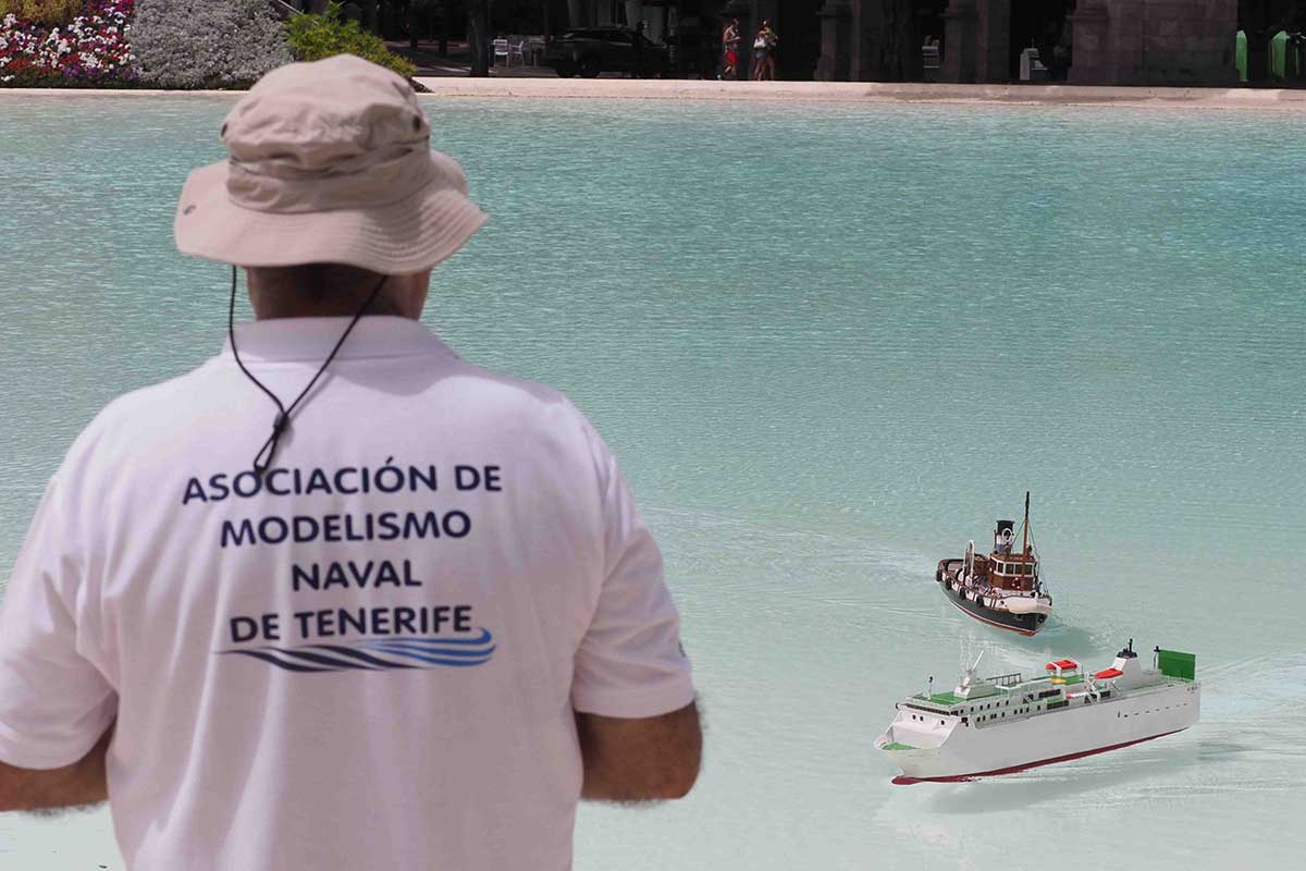 Barcos radiocontrol plaza de España Santa Cruz
