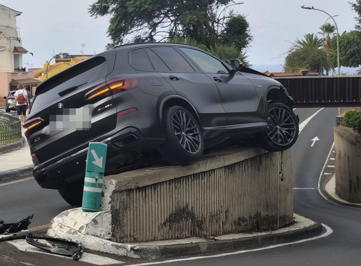 Cómo acabó ese coche ahí. DA