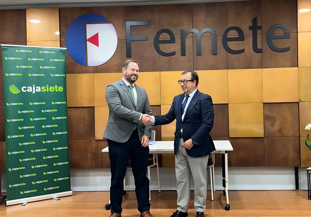 Cajasiete y FEMETE renuevan su acuerdo para impulsar la competitividad de las empresas de la Provincia de Santa Cruz de Tenerife