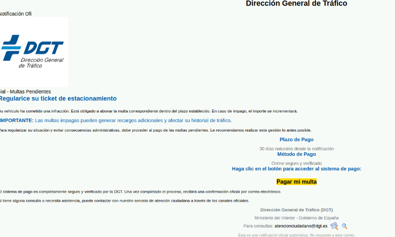 Alertan a todos los conductores: si te llega esta notificación, no es de la DGT