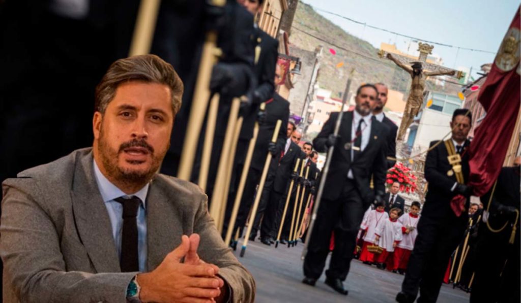 El alcalde de La Laguna, Luis Yeray Gutiérrez, contundente sobre la Esclavitud del Cristo: “No tiene cabida en el siglo XXI vetar a las mujeres”
