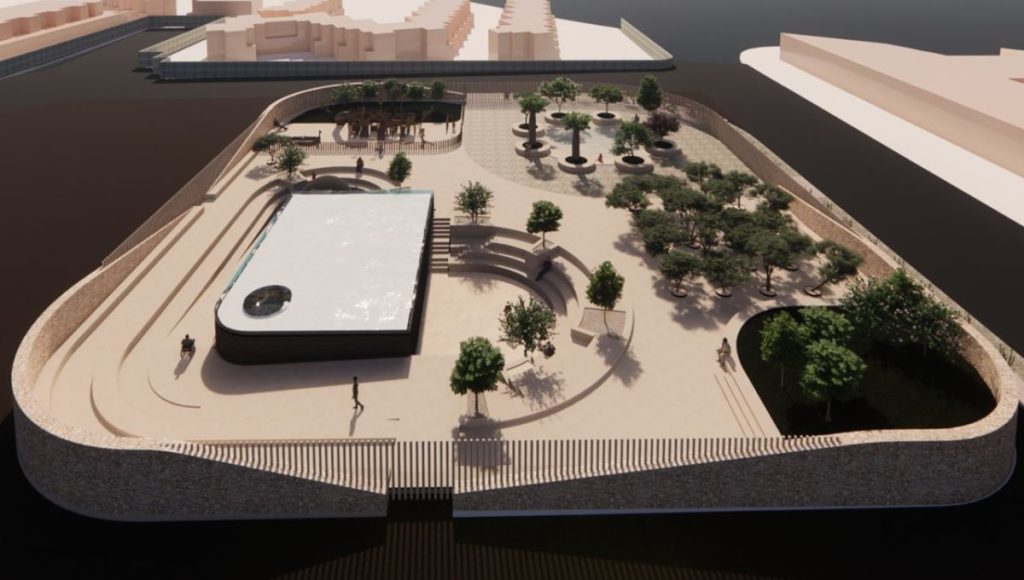 Infografía del nuevo Parque de Interpretación Magallanes. DA