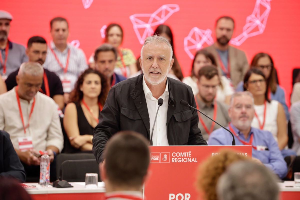 El secretario general del PSOE en Canarias y ministro de Política Territorial, Ángel Víctor Torres. Cedida