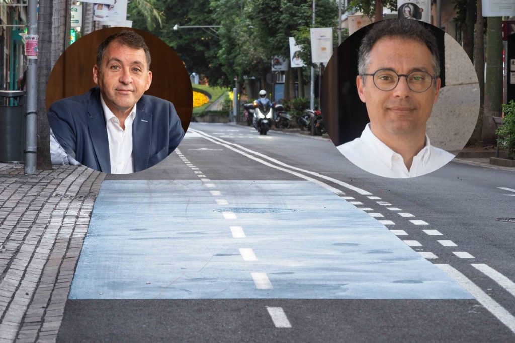 Adiós al carril bici de Santa Cruz: Bermúdez acata el auto del TSJC y Tarife lo achaca a la Virgen