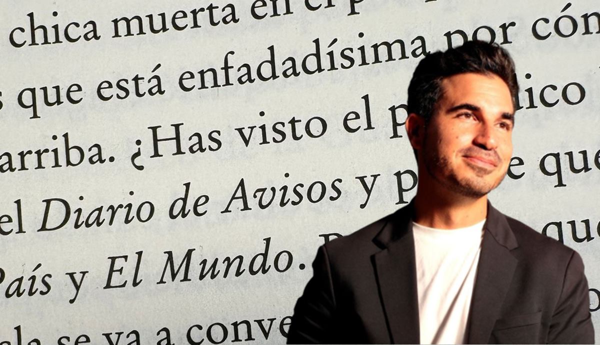 Javier Castillo y la importancia de una portada de Diario de Avisos en su último libro